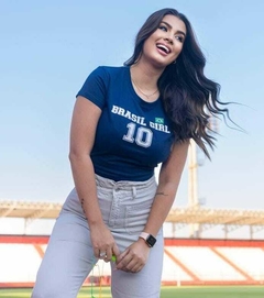 T-Shirt Brasil Girl - comprar online