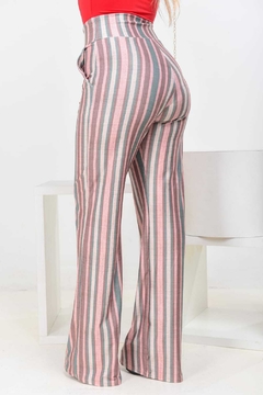 Calça Pantalona Listrada - comprar online