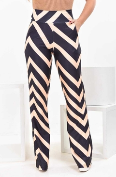 Calça Pantalona Zig Zag