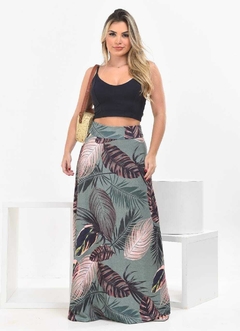 Conjunto Cropped Básico e Saia Neopreme Lis na internet