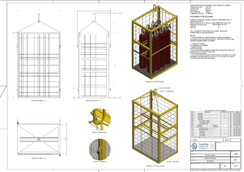 Projeto Detalhado Skid Metálico para Cilindros (Cap. 8 und)