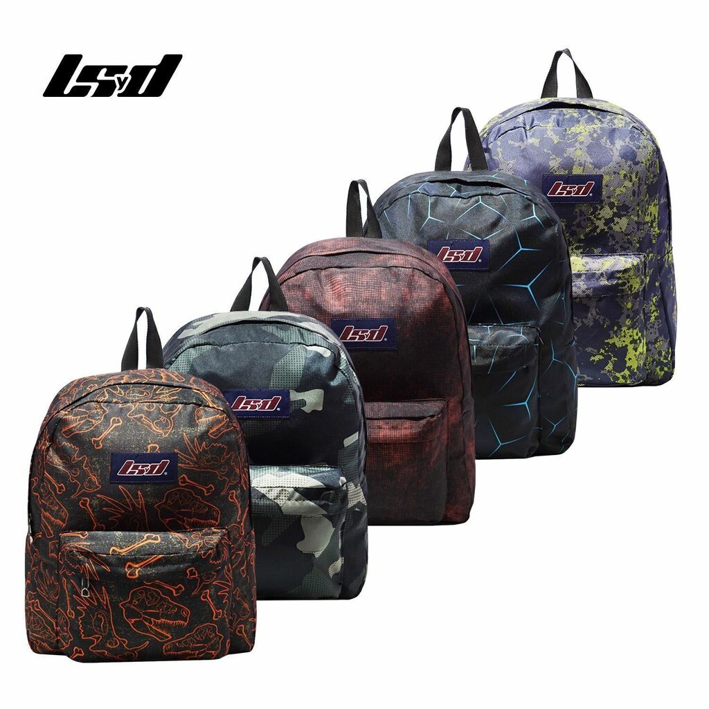 MOCHILA LSD 10.1203.2 ESTAMPADA TINTA AMARILLA