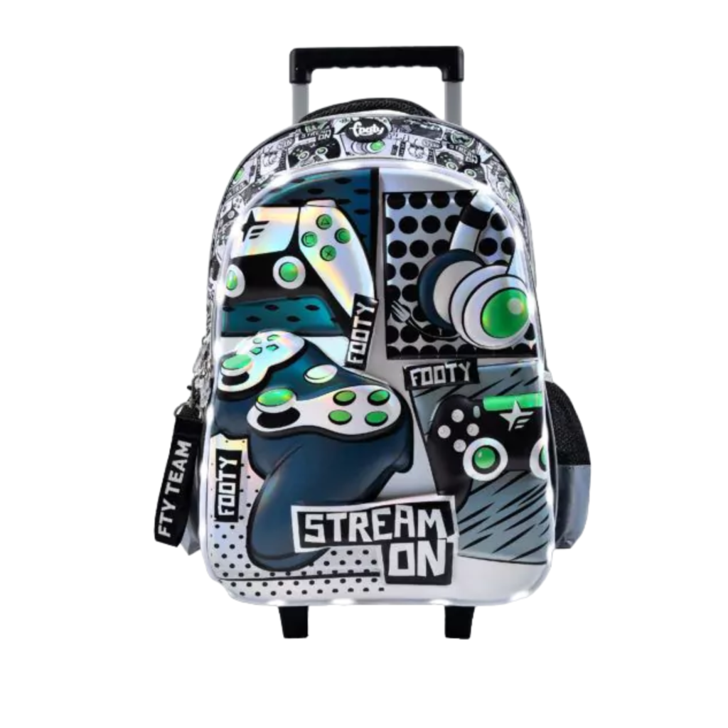 MOCHILA 18CARRO LIC GAMER F1701 - TINTA AMARILLA