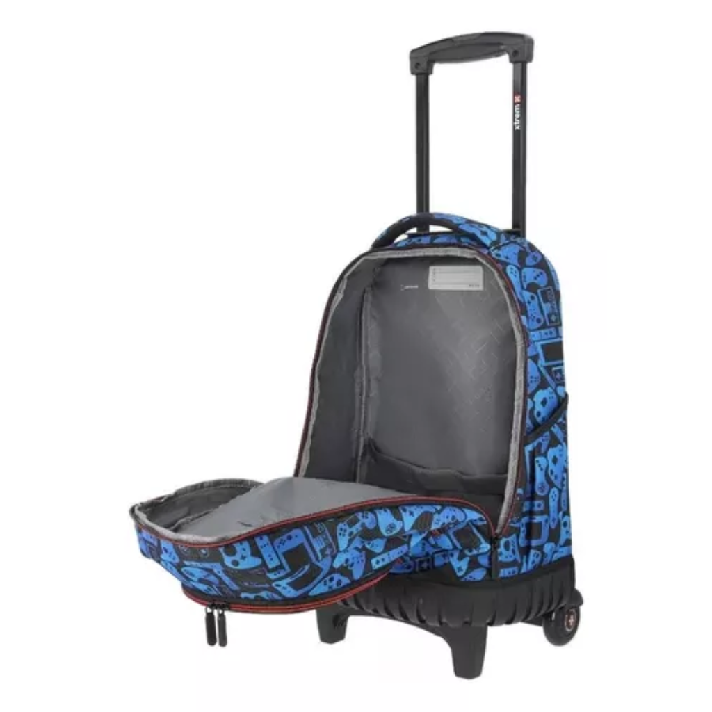 MOCHILA CARRO XTREM CROSS BLUE DINO 38LT