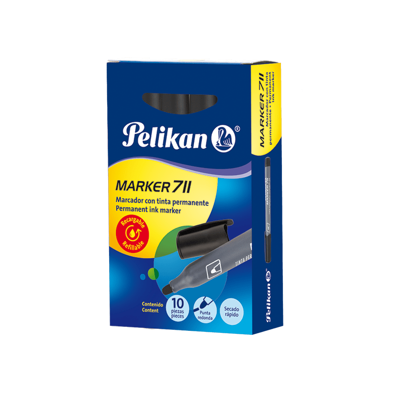 Comprar Rotulador permanente punta fina negro - Pelikan