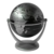 GLOBO TERRAQUEO 107P NEGRO B.PLAST 10CM