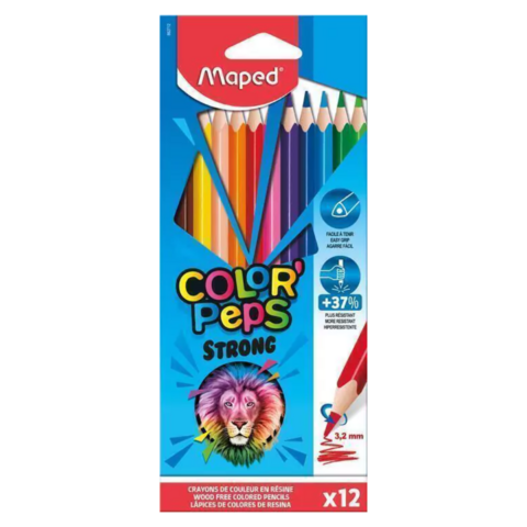 LAPICES MAPED COLOR PEPS STRONG 12 UNIDADES