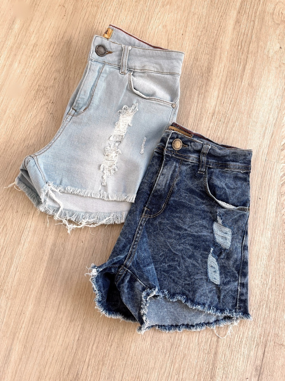 Short jean wash roturas Comprar en ADOLFA