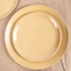 PLATO PLAYO MELAMINA BEIGE - comprar online