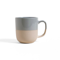 MUG TOSCANA 420ML GRIS BASE BEIGE