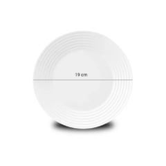 PLATO DE POSTRE SATURNO VIDRIO BLAN - comprar online