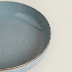 PLATO HONDO 20CM CERAMICA AZUL - tienda online