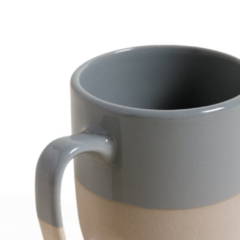 MUG TOSCANA 420ML GRIS BASE BEIGE - comprar online