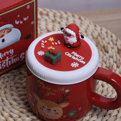 MUG NAVIDEÑO 400ML TAPA SILICONA en internet