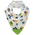 Babador Bandana com Mordedor Baby Zoo Verde Buba