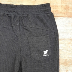 CALÇA JOGGER COM TEXTURA PRETA - Woog