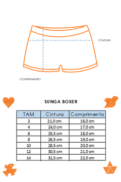 SUNGA BOXER HIBISCO - comprar online