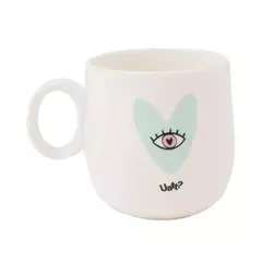 Caneca Cerâmica 340ml - Ver Com o Coração - comprar online