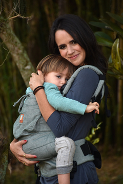 Mochila Ajustável Bebê SARJA CRUZADA Verde Floresta en internet