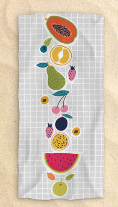 Toalha de Praia - Frutas