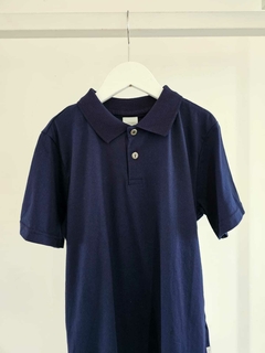 Camisa Polo 2 Botões Marinho