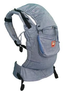 Mochila Ajustável Bebê SARJA CRUZADA Jeans