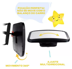 Espelho Retrovisor Retangular Para Carro - comprar online