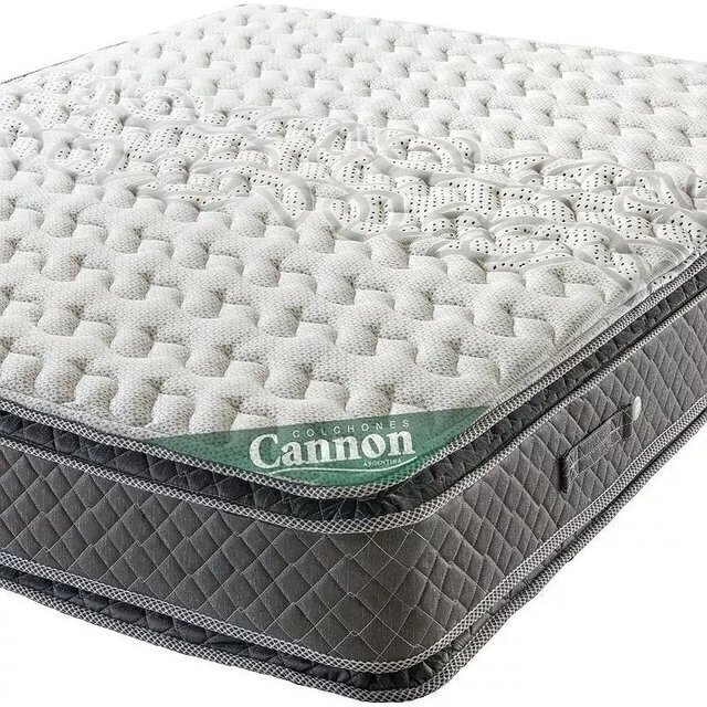 Colchon Cannon Doral 200x200 King Con Pillow Resorte