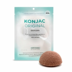 Esponja Facial Volcánica 90% Konjac 10% Arcilla Volcánica Jeju