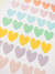 Stickers "Corazones pastel"