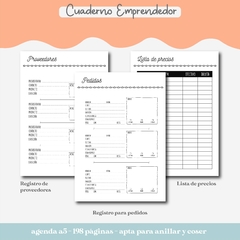 Cuaderno Emprendedor - Imprimible - comprar online