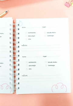 Cuaderno de embarazo "cute" en internet