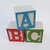 Trio de Cubos Decorativo ABC 10x10cm - comprar online