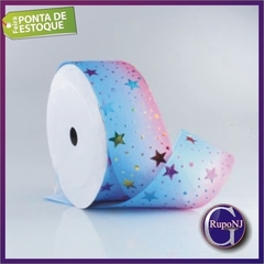 Fita De Gorgurão Estrelada 40mm Com 9 Metros (imp) - comprar online