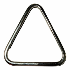 Fivela Metal Qualidade Zamak Modelo Triangulo Cor dourado ou prata pacote com 6pçs