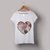 Camiseta adulto Personalizada Namorados Corações