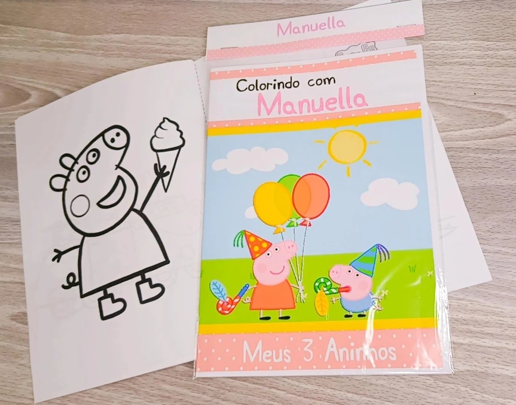 98 desenhos da Peppa Pig para colorir