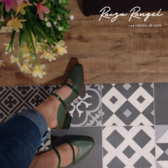 LUCY Verde - Raiza Rangel. Zapatos de Autor.