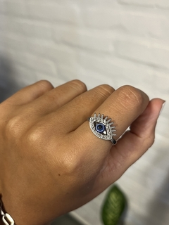 Anillo ojito con pestañas acero quirúrgico