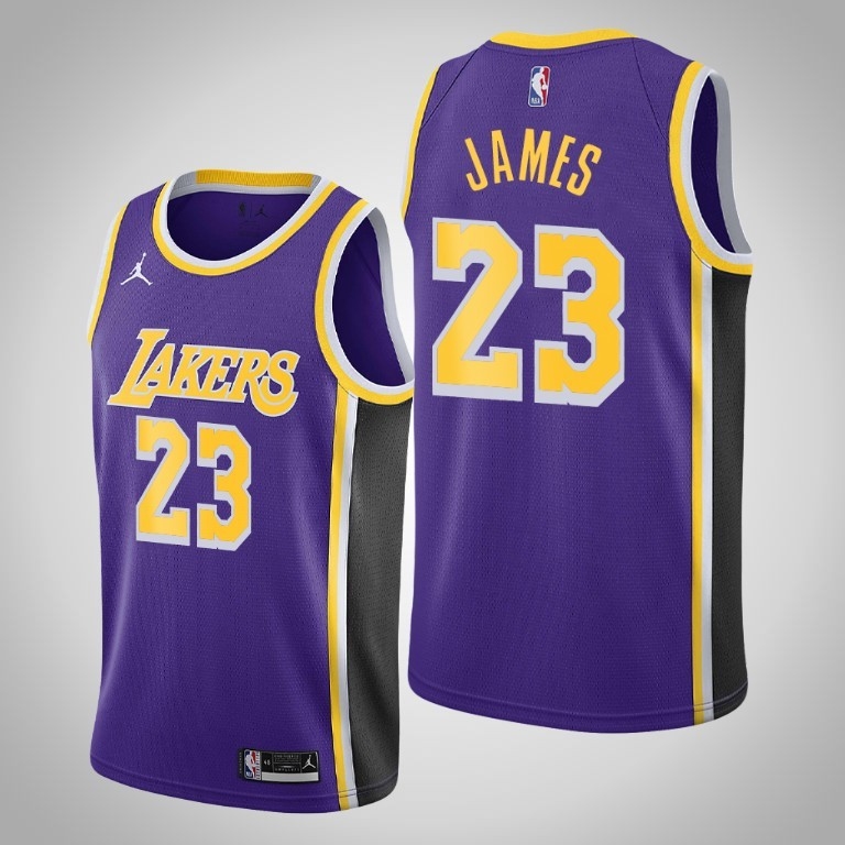 Regata NBA Nike Swingman - Los Angeles Lakers Branca - James #23