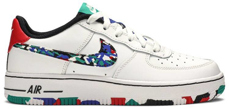 Nike Air Force 1 Low LV8 White Multi (PS)