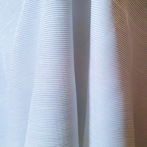 SEDITA PLISADA ancho1.50 BLANCO