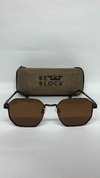 ÓCULOS DE SOL BEBLOCK FLAP - ARMAÇÃO EM METAL COM LENTES POLARIZADAS