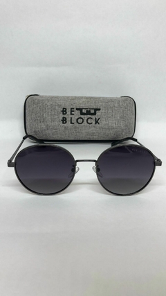 ÓCULOS DE SOL BEBLOCK LINCE - ARMAÇÃO NO METAL COM LENTES POLARIZADAS