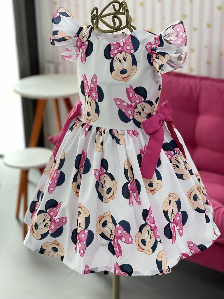 Vestido Minnie Rosa - Comprar em Atelier Piccolina