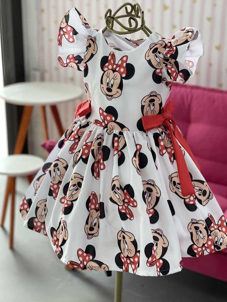 Vestido Minnie vermelha - Comprar em Atelier Piccolina