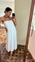 Vestido Longo Paetê Branco