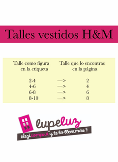 Vestido H&M - Little Girl - Manga larga rosa unicornios - tienda online