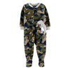 Osito "Carter´s", micropolar - Little Boy - Verde camuflado con dino