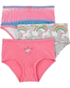 Bombachas "Carter´s" - Big Girl - Pack x 3 unidades - Rosa, gris y multicolor con unicornios